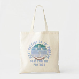 Bolsa Tote O que acontece no pontão fica no pontão
