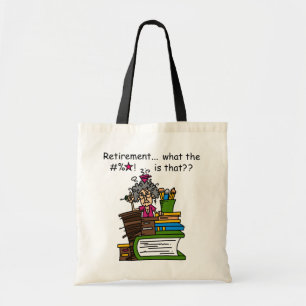 Bolsa Tote O que é humor da aposentadoria