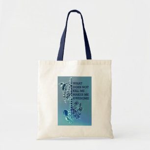 Bolsa Tote O que não me mata faz-me impressionante