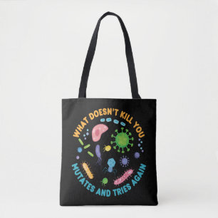 Bolsa Tote O que não te Matar, você muda e tenta de novo