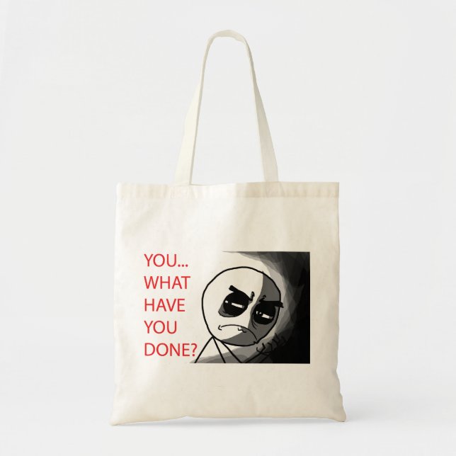Bolsa Tote O que o têm feito - sacola (Frente)