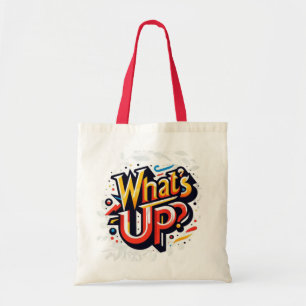 Bolsa Tote O que se passa? Tote Bag - Design Casual e Diverti