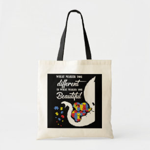 Bolsa Tote O Que Te Faz Diferente Elefante Mãe Autismo