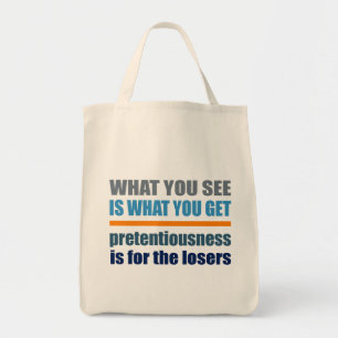 Bolsa Tote O Que Vês É O Que Arranjas