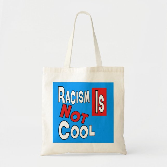 BOLSA TOTE O RACISMO NÃO É LEGAL (Frente)