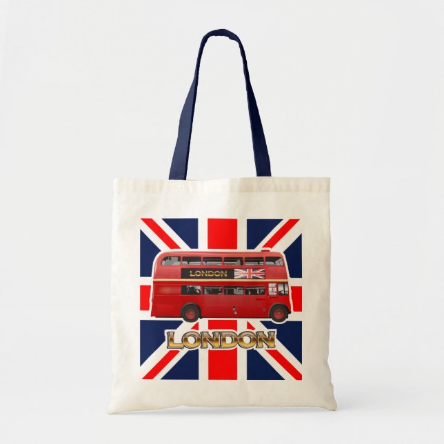 Bolsa Tote O Red London Double Decker Bus (Frente)