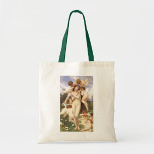 Bolsa Tote O Retorno da Primavera (Le Printemps) por Bouguere