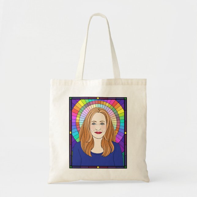 Bolsa Tote O Retrato da Rainha (Frente)