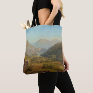 Bolsa Tote O rio Juniata, Pensilvânia, por Thomas Moran
