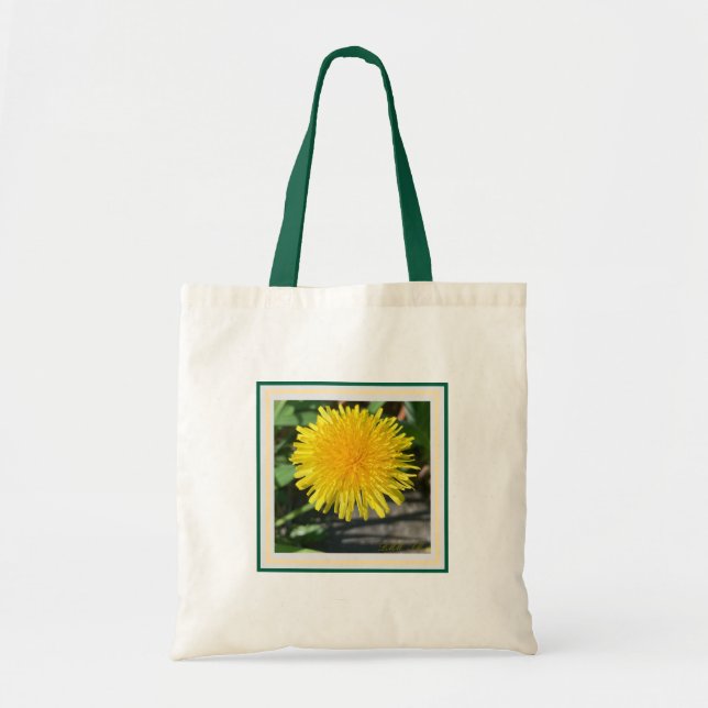 Bolsa Tote O saco de roupas dandelion. (Frente)