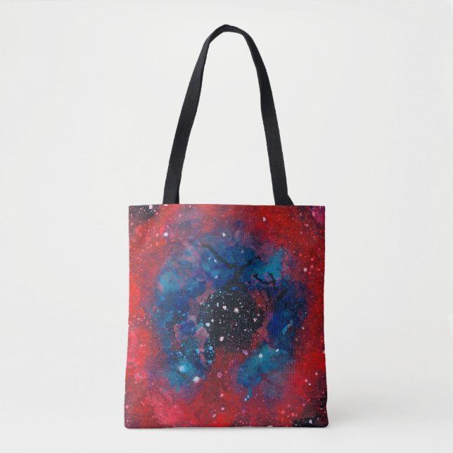 Bolsa Tote O saco de tota de dois lados da Nebulosa Rosette (Frente)