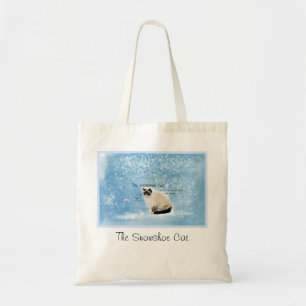 Bolsa Tote O saco do gato do sapato de neve