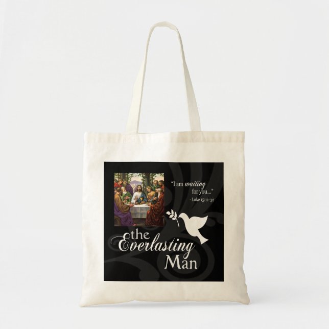 Bolsa Tote O saco eterno do homem (Frente)