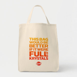 Bolsa Tote O saco seria melhor se cheio de Krystals