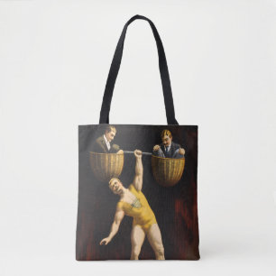 Bolsa Tote O Sandow Eugen Sandow Levantador de Peso de Vaudev