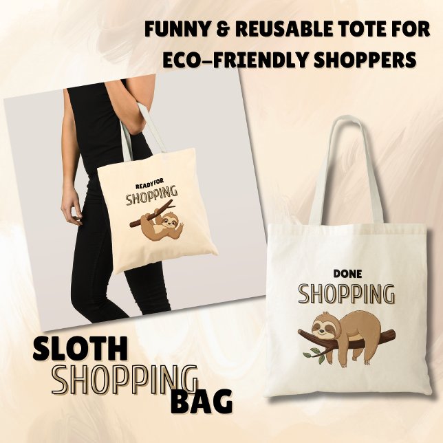 Bolsa Tote O Sloth Shopping Bag (Criador carregado)