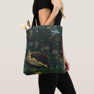 Bolsa Tote O Sonho (Le Rêve Exotique) por Henri Rousseau