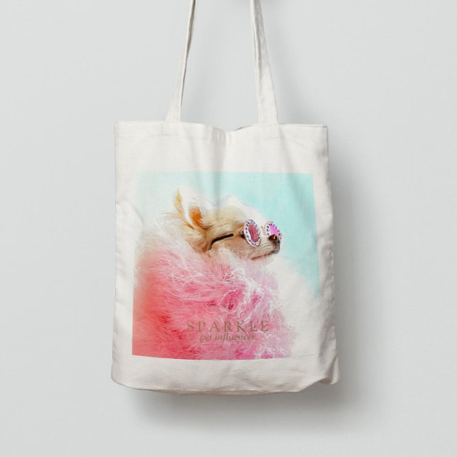Bolsa Tote O Sparkle | Influenciador de Animais de Estimação  (Criador carregado)