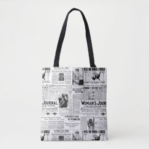 BOLSA TOTE O SUFRÁGIO DAS MULHERES
