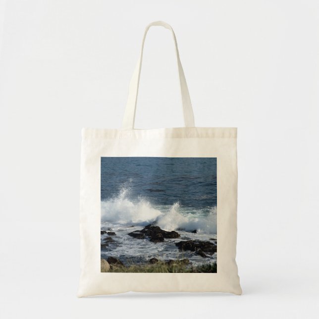 Bolsa Tote O surf do Oceano Pacífico (Frente)