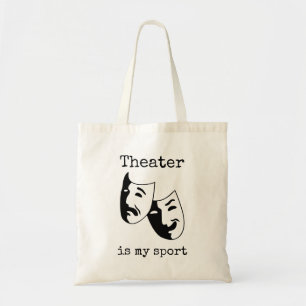 Bolsa Tote "O teatro é o meu esporte", thespian's