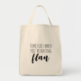 Bolsa Tote O tempo voa quando você está tendo um espanhol eng