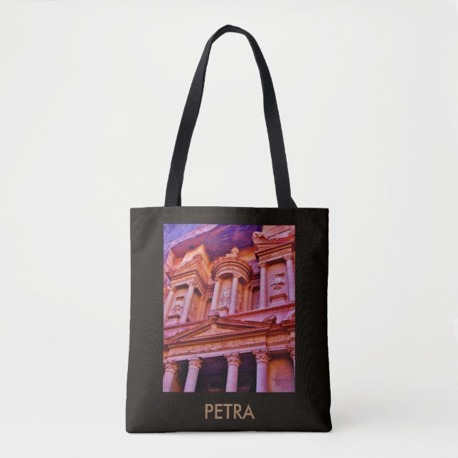 Bolsa Tote O Tesouro de Petra (Frente)
