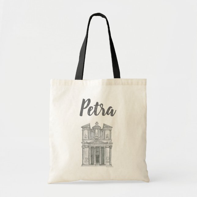 Bolsa Tote O Tesouro, Petra, Jordânia (Frente)