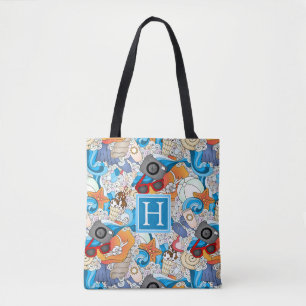 Bolsa Tote O teste padrão do divertimento do verão adicio