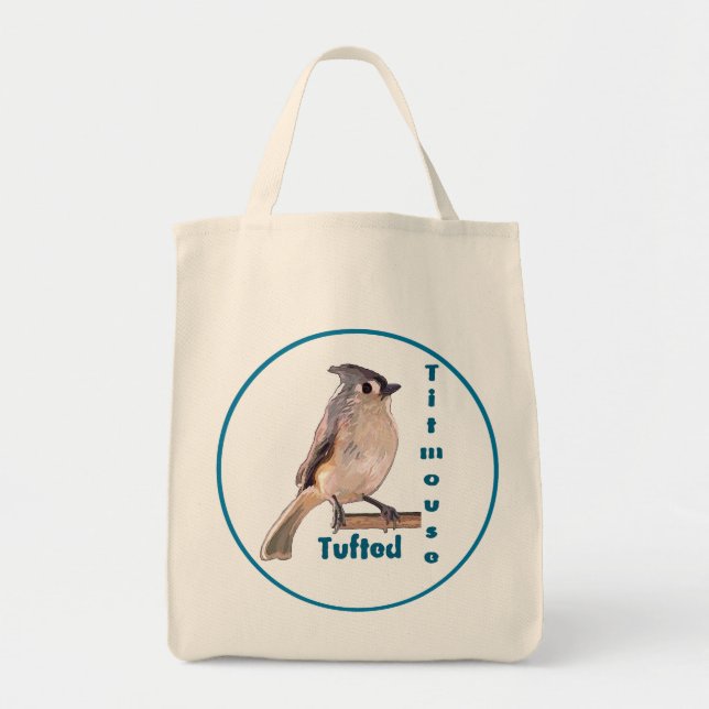 Bolsa Tote O Titmouse Tufado (Frente)