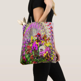 Bolsa Tote O turbilhão de Pansies...