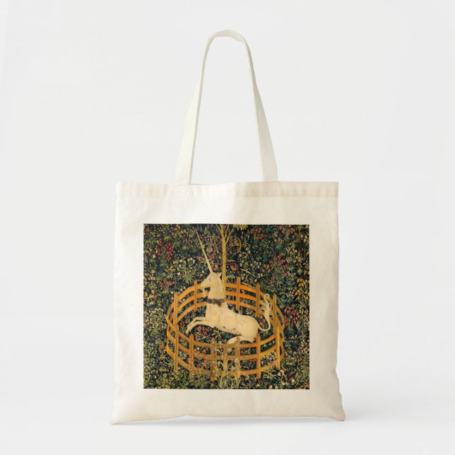 Bolsa Tote O Unicórnio em cativeiro (Frente)