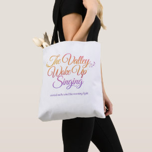 Bolsa Tote O Vale Acordou Cantando – Poético Nascer do Sol 