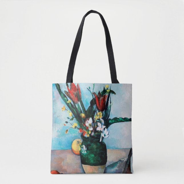 Bolsa Tote O Vaso de Tulips, Paul Cezanne (Frente)
