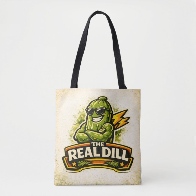 Bolsa Tote O Verdadeiro Dill - Amantes da Comida (Frente)