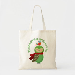 BOLSA TOTE O VERDADEIRO ESPÍRITO DO NATAL É O AMOR