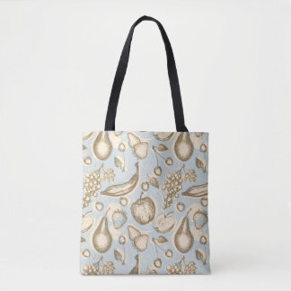 Bolsa Tote O vintage frutifica teste padrão