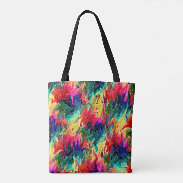 Bolsa Tote O voo das borboletas..... (Verso)