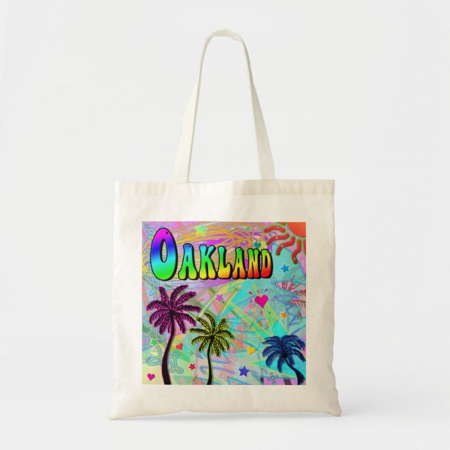 Bolsa Tote Oakland Vivid Romance Tote Bag (Frente)