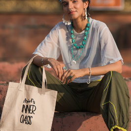 Bolsa Tote Oásis Interior Yoga Meditação Personalizado Boho