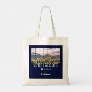 Bolsa Tote Oberstdorf Allgäu Vintage Bavaria Alemanha Souveni