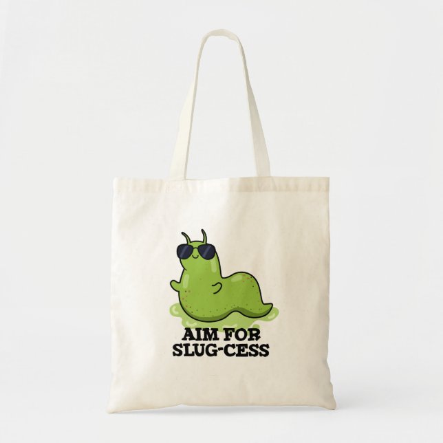 Bolsa Tote Objetivo Para Canhões De Slug Positivos Engraçados (Frente)