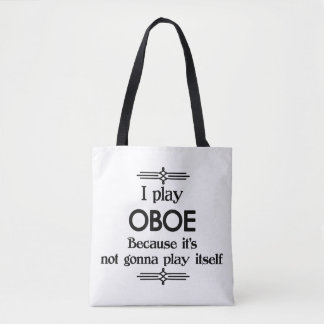 Bolsa Tote Oboe - Toca Música Deco Engraçada