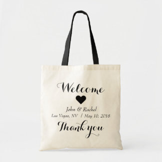 Bolsa Tote Obrigado bem-vindo você saco do casamento