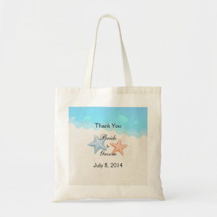 Bolsa Tote Obrigado da praia dos Seashells você