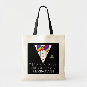 Bolsa Tote Obrigado do casamento do padrinho de casamento