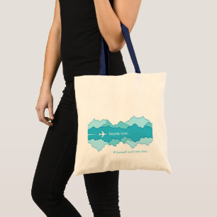 Bolsa Tote Obrigado e Despedida de Voo