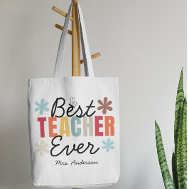 Bolsa Tote Obrigado Melhor Professora Que Já Deu Flores