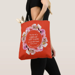 Bolsa Tote Obrigado PASTOR APRECIAÇÃO 1rua Lady Floral