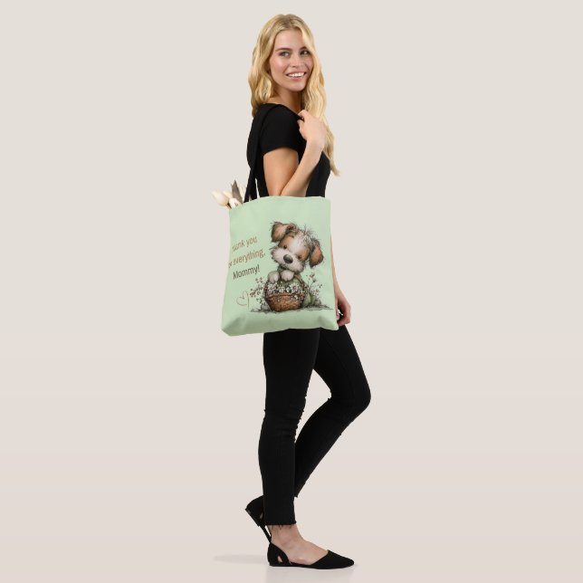 Bolsa Tote Obrigado por tudo, Mamãe! (No(a) Modelo)